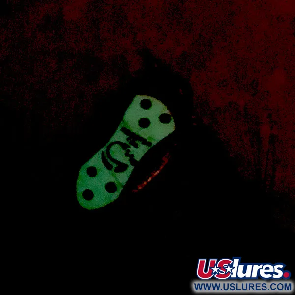 Worden’s Original Rooster Tail Glow Spinnare, Mässing/Glow, 2,6g, #4044