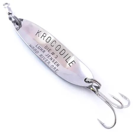 Luhr Jensen Krocodile Die #3 Skeddrag, Frog/Nickel, 10g, Kast, #4048