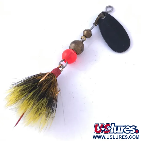 Mepps Black Fury 0 Dressed Spinnare, Svart / Gul, 2.4g, #4050