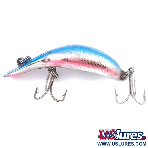 Heddon Tiny Tadpolly Wobbler, Light Blue / Silver, 6g, sjunkande, #4061