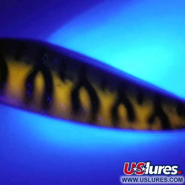 Boss Lures Boss Spoon Skeddrag, Golden Tiger UV, 19g, UV, #4070