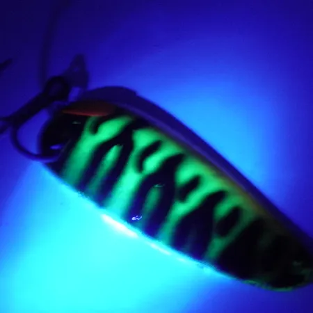 Boss Lures Boss Spoon UV Skeddrag, Firetiger UV, 19g, USA-Made, #4071
