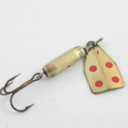 Jake's Lures Jake's Stream-a-Lure Spinnare, Mässing / Röd, 4.5g, #4082