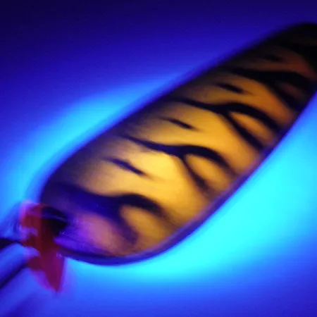 Boss Lures Boss Spoon UV Skeddrag, Golden Tiger, 19g, UV, #4085