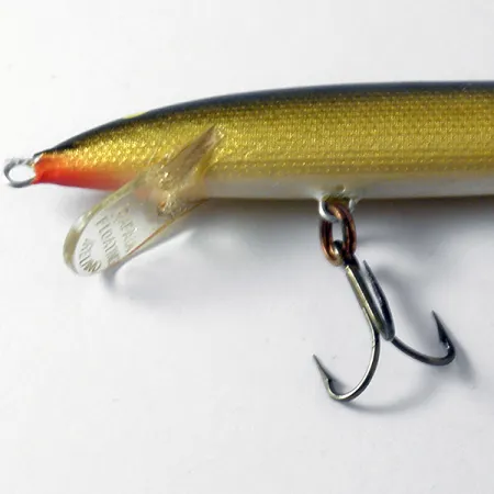 Rapala Original Floater Wobbler, Gold, 7g, Balsa, #4101