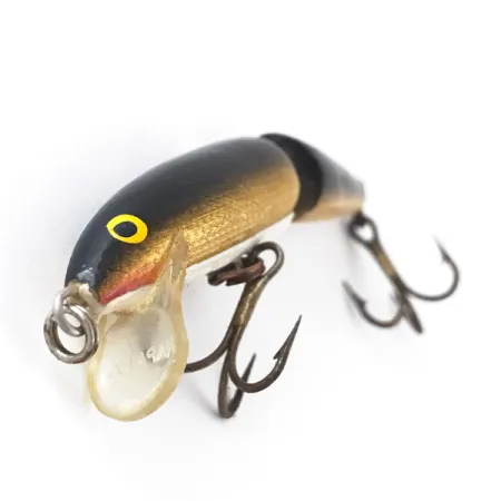 Rapala Jointed J-7 Wobbler, Guld, 4g, Ledad, #4121