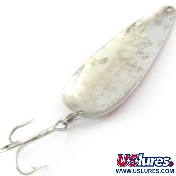 Blue Fox Flash Skeddrag, Hamrad Nickel/Röd, 21g, Reflexion, #4132