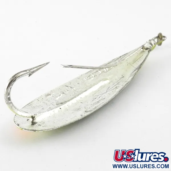 Skeddrag Weedless Johnson Silver Minnow, Orange/Grön/Nickel, 12g, #4134