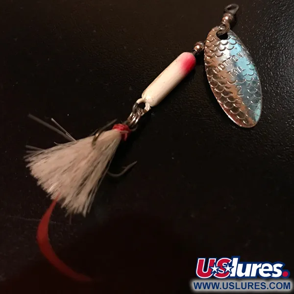 Cotton Cordell Cotton Tail 2 Spinnare, Nickel, 3.4g, Fjädrar, #4140