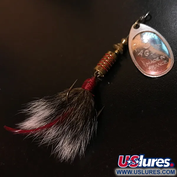 Mepps Aglia 3 dressed Spinnare, Silver, 7.3g, Ekorrhår, #4146