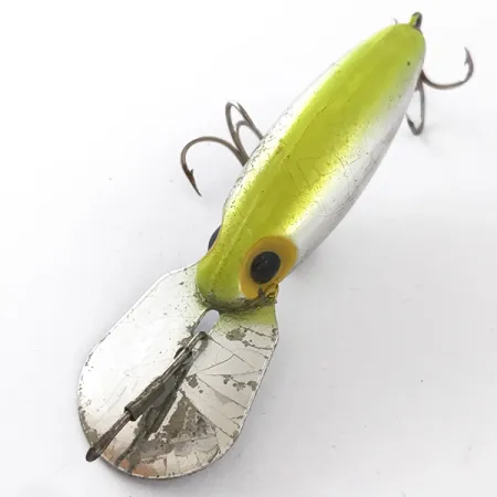 Storm Hot'N'Tot Thin Fin Wobbler, Silver/UV-Grön, 12g, Metallsked, #4164