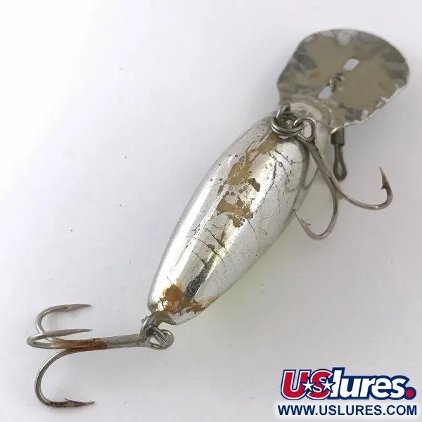 Storm Hot'N'Tot Thin Fin Wobbler, Silver/UV-Grön, 12g, Metallsked, #4164