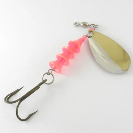 Luhr Jensen TEE Spoon Skeddrag, Nickel/Guld/Pink UV, 11g, UV Glow, #4177