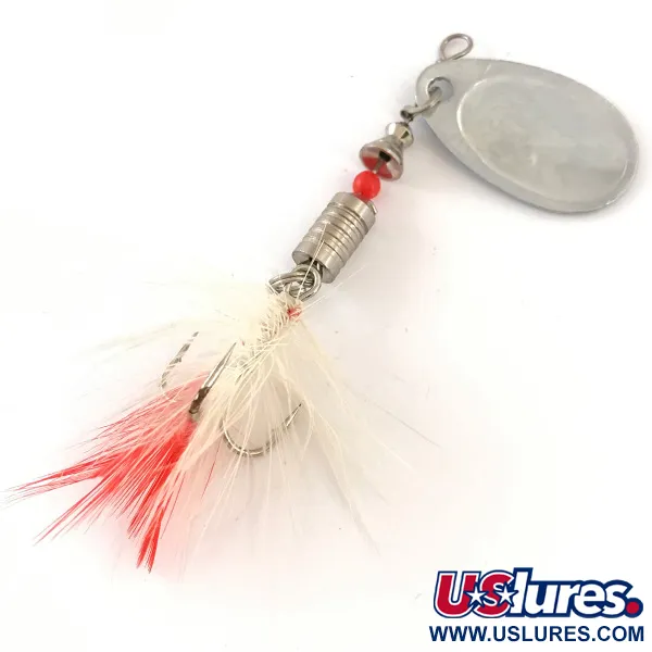 South Bend 3 Spinnare, Nickel, 7g, Fjäderkrok, #4184