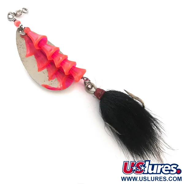 Luhr Jensen Tee Spoon Skeddrag, Guld/Nickel/Rosa, 17g, Fjäderkrok, #4198