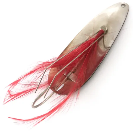 Eppinger Weedless Dardevle Skeddrag, Black/White/Nickel, 28g, #4205