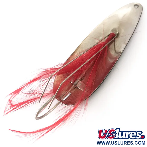 Eppinger Weedless Dardevle Skeddrag, Black/White/Nickel, 28g, #4205