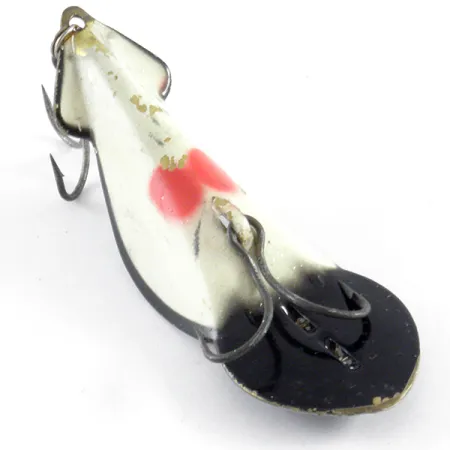 Buck Perry Spoonplug Skeddrag, Svart / Vit, 10g, Vintage, #4235