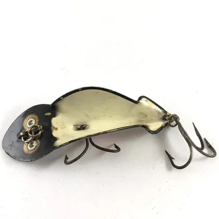 Buck Perry Spoonplug Skeddrag, Svart / Vit, 10g, Vintage, #4235