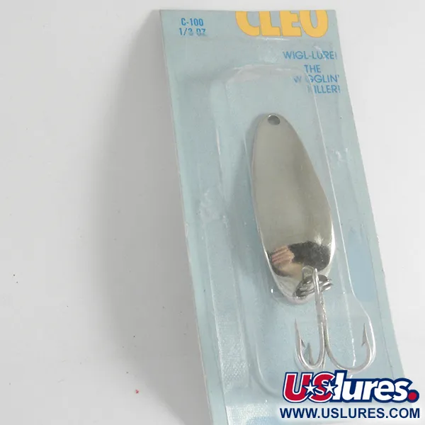 Seneca Little Cleo (Hula Girl) Skeddrag, Nickel, 10g, Präglad Logo, #4285