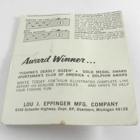 Eppinger Dardevle Midget Crystal Skeddrag, Crystal, 5,3g, #4288