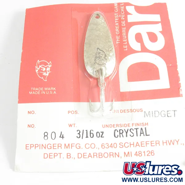 Eppinger Dardevle Midget Crystal Skeddrag, Crystal, 5,3g, #4288