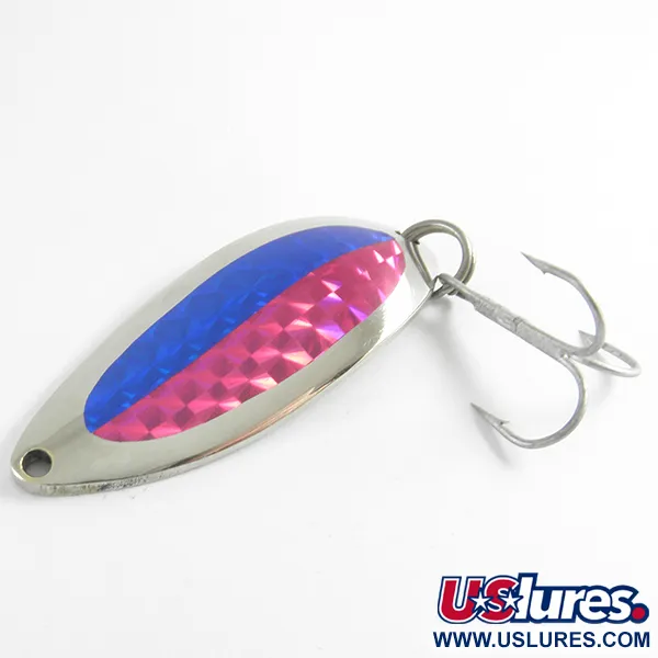 Luhr Jensen Little Jewel Skeddrag, Nickel/Blå/Rosa, 21g, #4295
