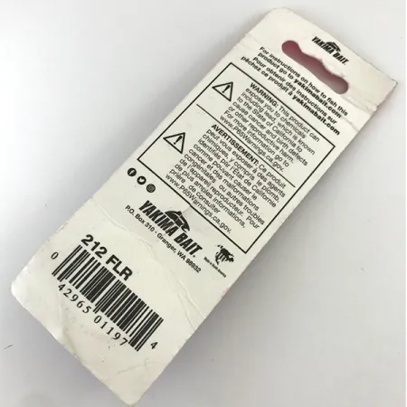 Yakima Bait Worden’s Original Rooster Tail Spinnare, Fluo-Orange, 7g, #212 FLR