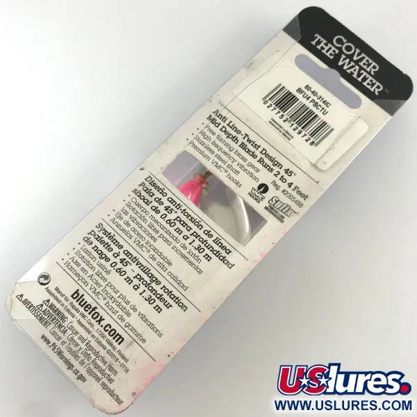 Blue Fox Super Vibrax 4 UV Spinnare, Fluorescerande, 10g, UV Glow, #4324