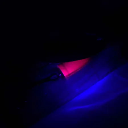 Blue Fox Super Vibrax 6 Fluo UV Spinnare, Silver, 18g, UV-aktiv, #4327