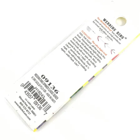 Mack's Lure Wedding Ring Spinner, Guld/Fluo Orange, 2g, Strass, #4328