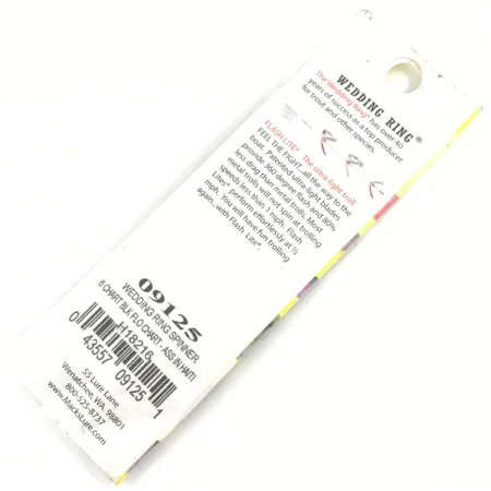 Mack's Lure Wedding Ring Spinnare, Grön/Svart, 2g, Kristallring, #4329