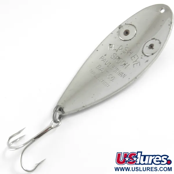 Paul Bunyan Flash eye spoon Skeddrag, Nickel/Röd, 21g, Flash Eye, #4353