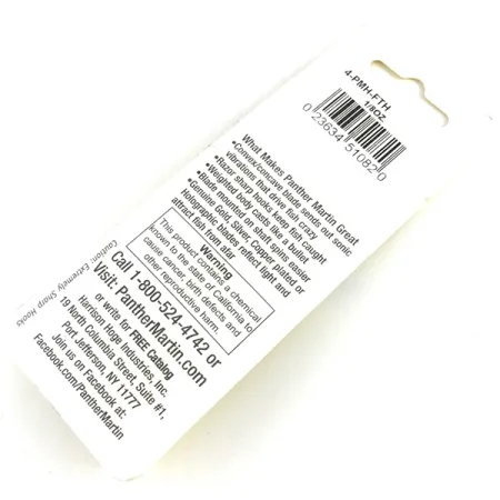 Panther Martin 4 UV Spinnare, Regnbåge, 4g, UV, #4-PMH-FTH