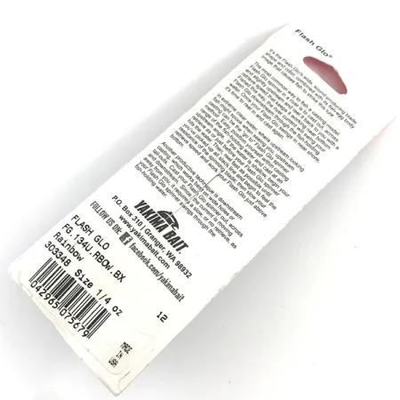 Yakima Bait Flash-GLO Spinnare, Röd/Vit/Grön/Gul, 7g, UV, #4365