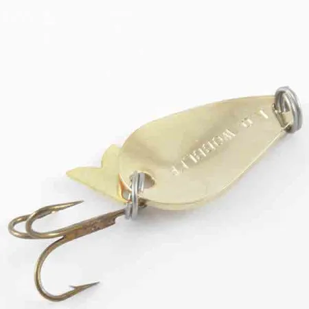 Acme K.O. Wobbler Skeddrag, Guld / Orange, 3.5g, Flipper Tail, #4397