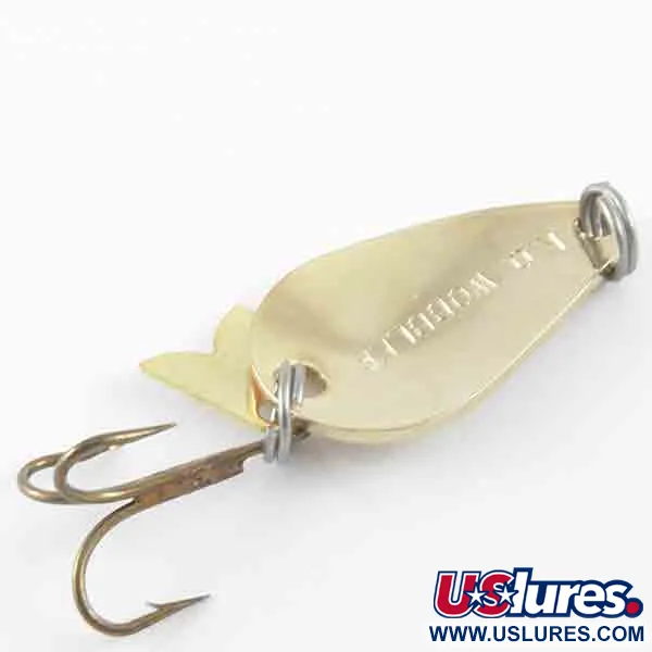 Acme K.O. Wobbler Skeddrag, Guld / Orange, 3.5g, Flipper Tail, #4397