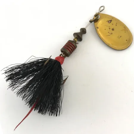 Mepps Aglia 2 Spinnare, Guld, 4.7g, Fjädertrekrok, #4419