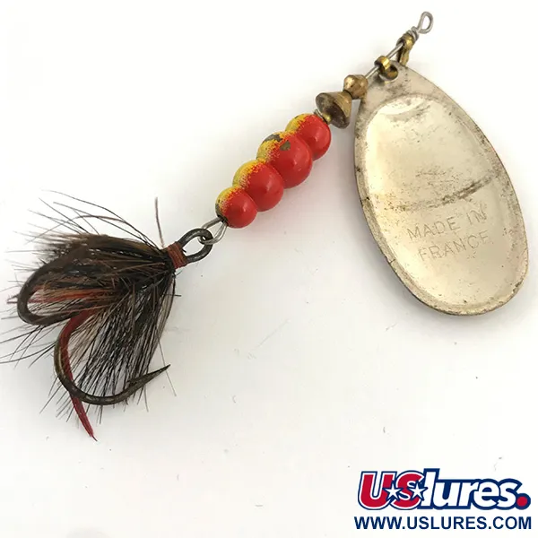 Mepps Aglia 5 Dressed Spinnare, Silver, 14g, Fjäderkrok, #4424