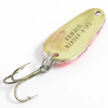 Sølvkroken Skeddrag, Röd / Guld, 7g, Klassiskt prickmönster, #4437