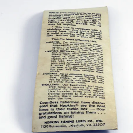 Hopkins s1 Jig Lure Skeddrag, Hamrat silver, 14g, Bucktail, #5836