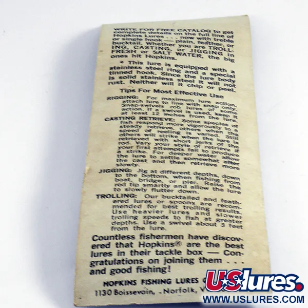 Hopkins s1 Jig, Hamrat silver, 14g, Bucktail, #4441