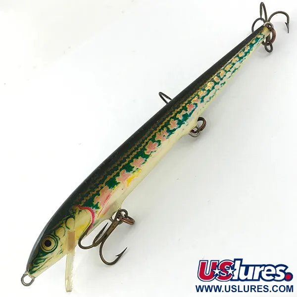 Rapala Original Floater Wobbler, Röd/Guld/Grön, 7g, Irland, #4453