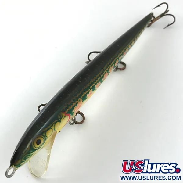 Rapala Original Floater Wobbler, Röd/Guld/Grön, 7g, Irland, #4453