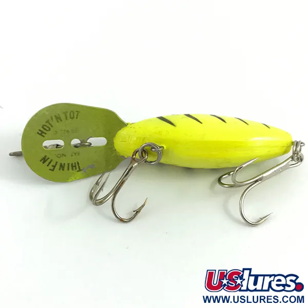 Storm Hot'N Tot Thin Fin Wobbler, Yellow Tiger, 6.5g, Metallsked, #4455