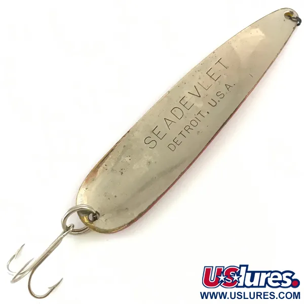 Eppinger Dardevle Seadevlet Skeddrag, Gul/Röd/Nickel, 40g, #4466