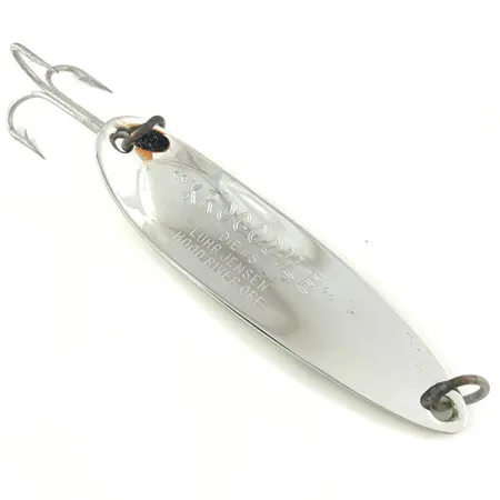 Luhr Jensen Krocodile Die #5 Skeddrag, Gul/Grön/Nickel, 23g, #4470