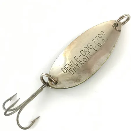 Dardevle Devle Dog 7700 Skeddrag, Groda / Nickel, 14g, #4478