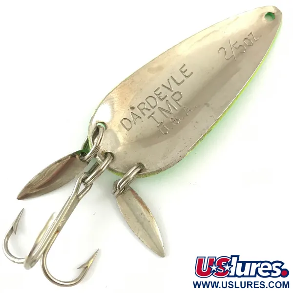 Eppinger Dardevle Imp Klicker UV Skeddrag, Fluorescent Green UV, 11g, #4481