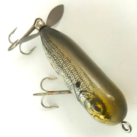 Heddon Baby Torpedo Ytbete, Silver, 9g, Akterpropeller, #4483